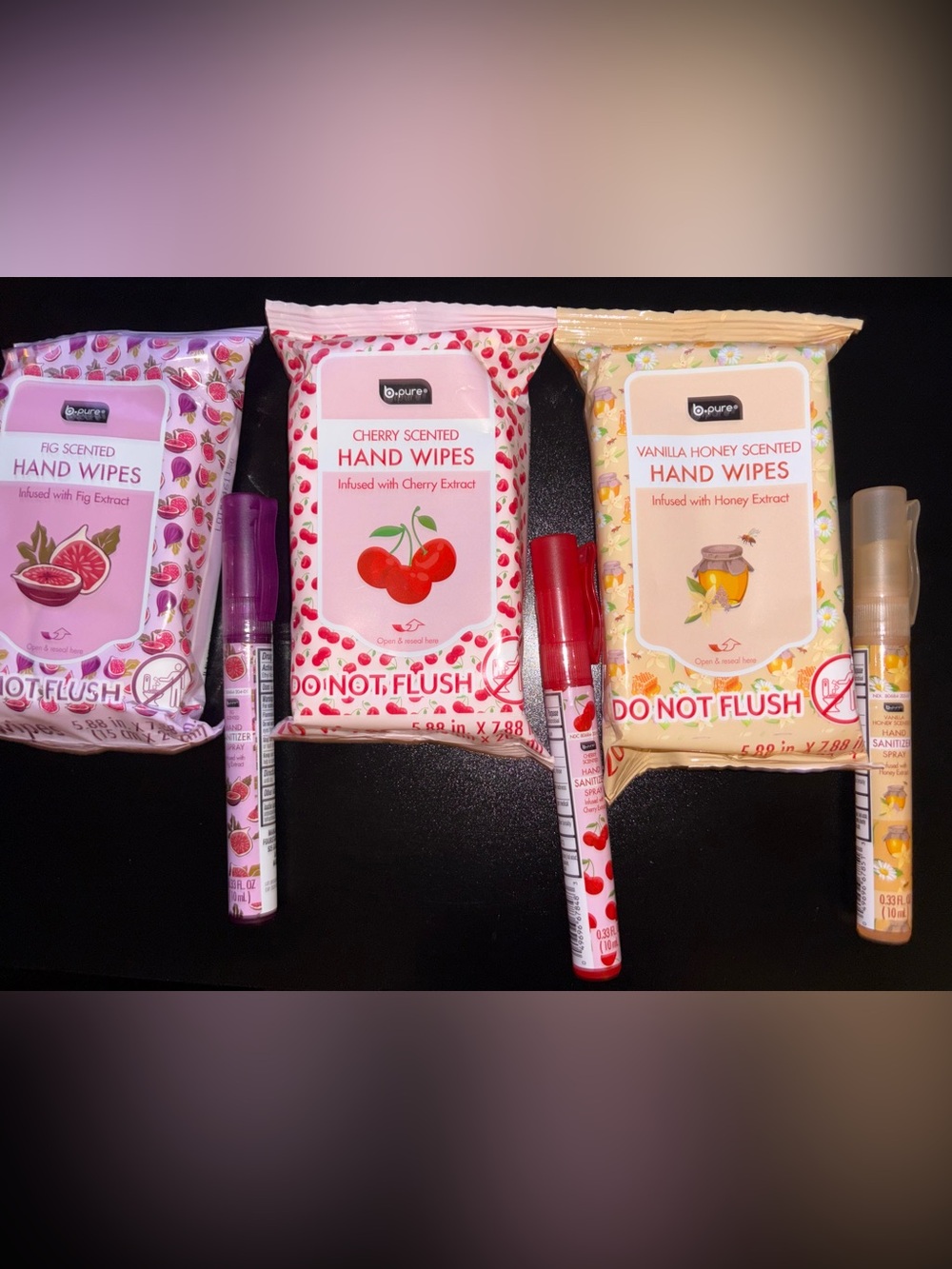Cherry Scented Hand Wipes by — Red Single Pack